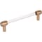 Jeffrey Alexander 128 mm Center-to-Center Satin Bronze Carmen Cabinet Bar Pull 775-128SBZ - alternate 1
